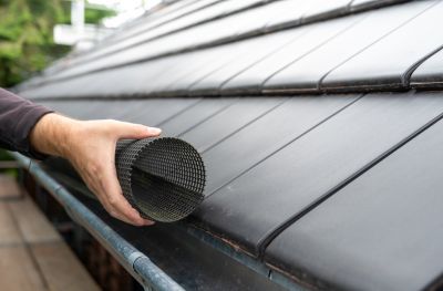 Residential Gutter Cover Setup